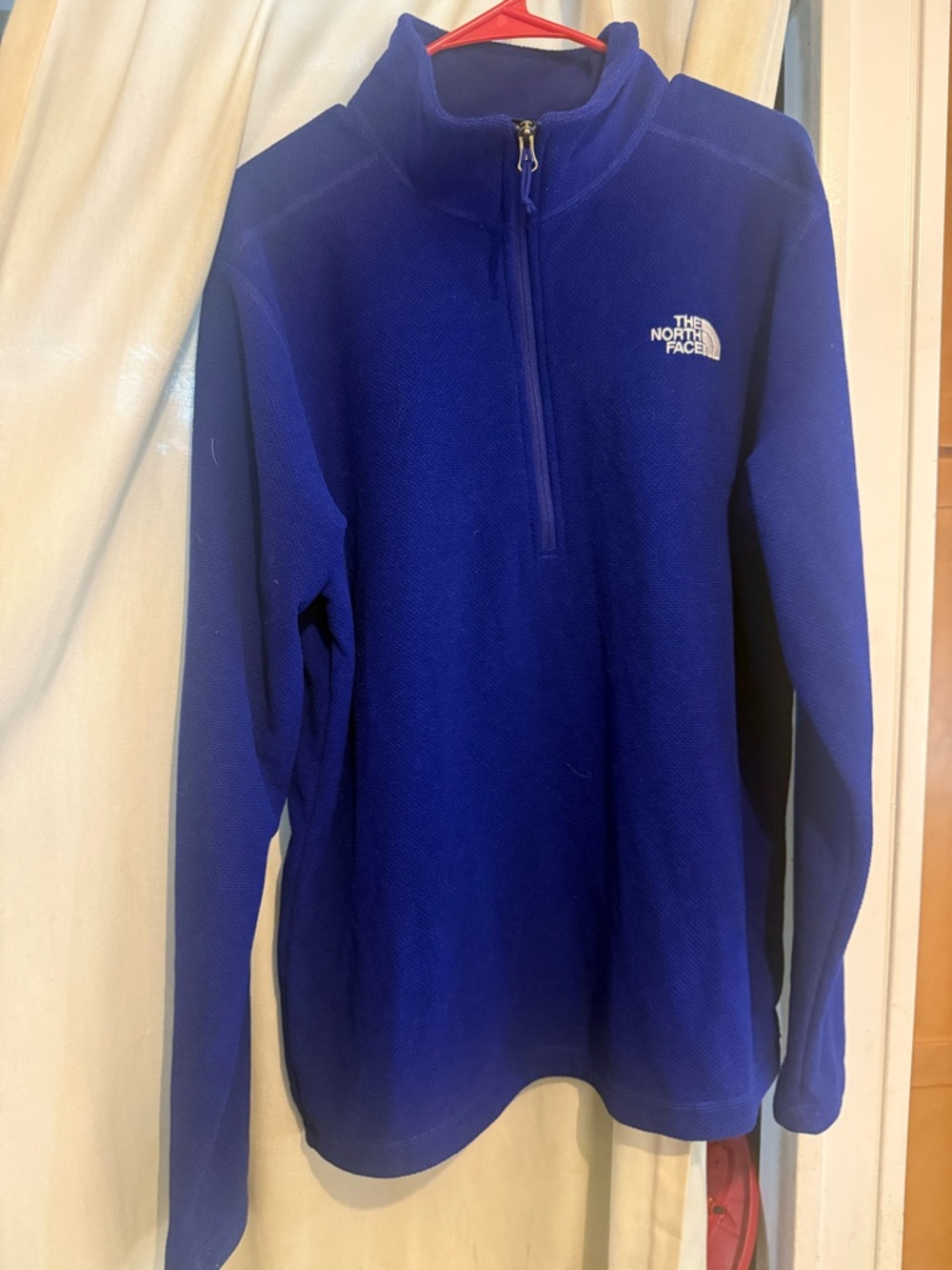 The North Face Men's Royal Blue Half-Zip Fleece Pullover